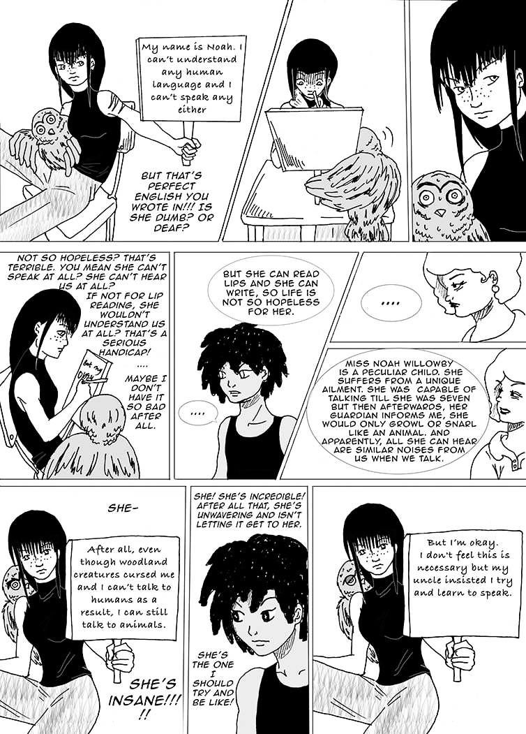 The Secret Lives of Neosites Chapter 1 page 13 - Chapter 1 : If she can talk to animals, then maybe there's something wrong with you