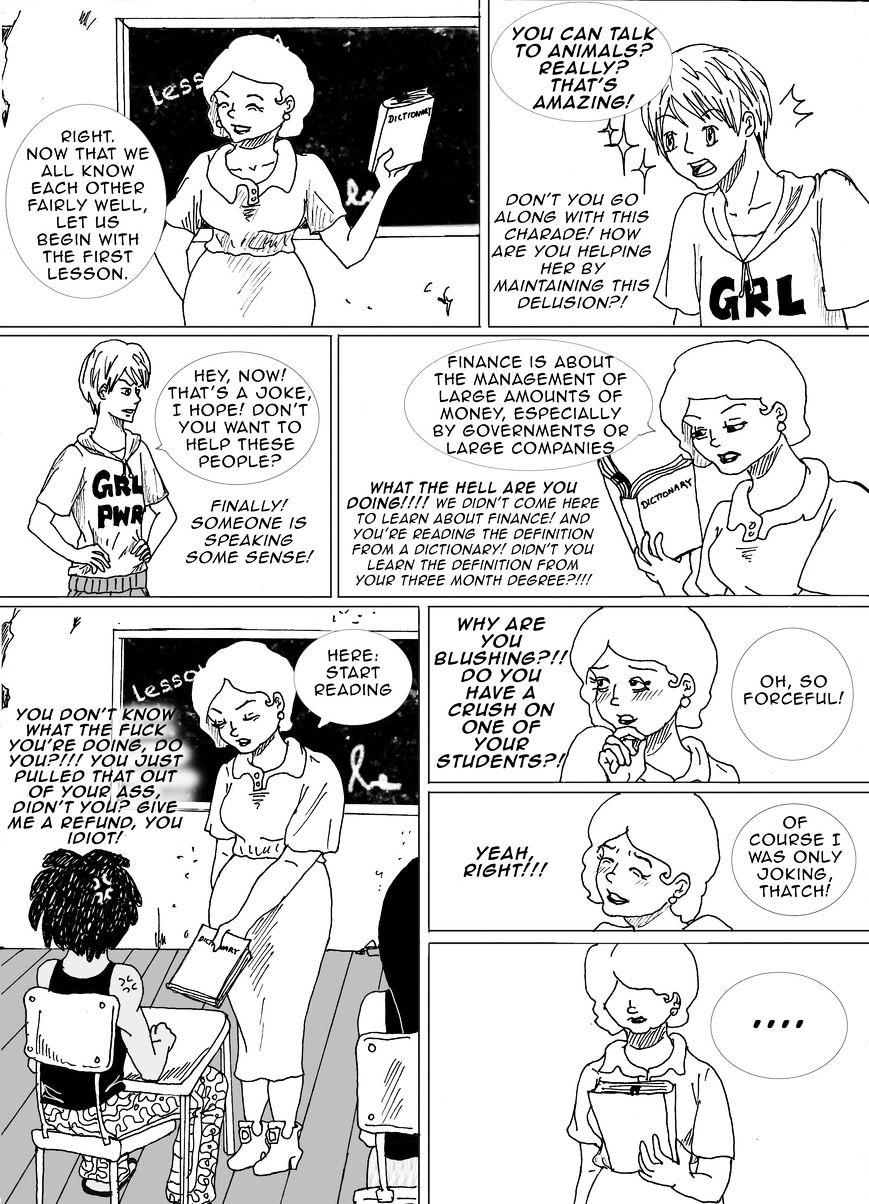 The Secret Lives of Neosites Chapter 1 page 14 - Chapter 1 : If she can talk to animals, then maybe there's something wrong with you