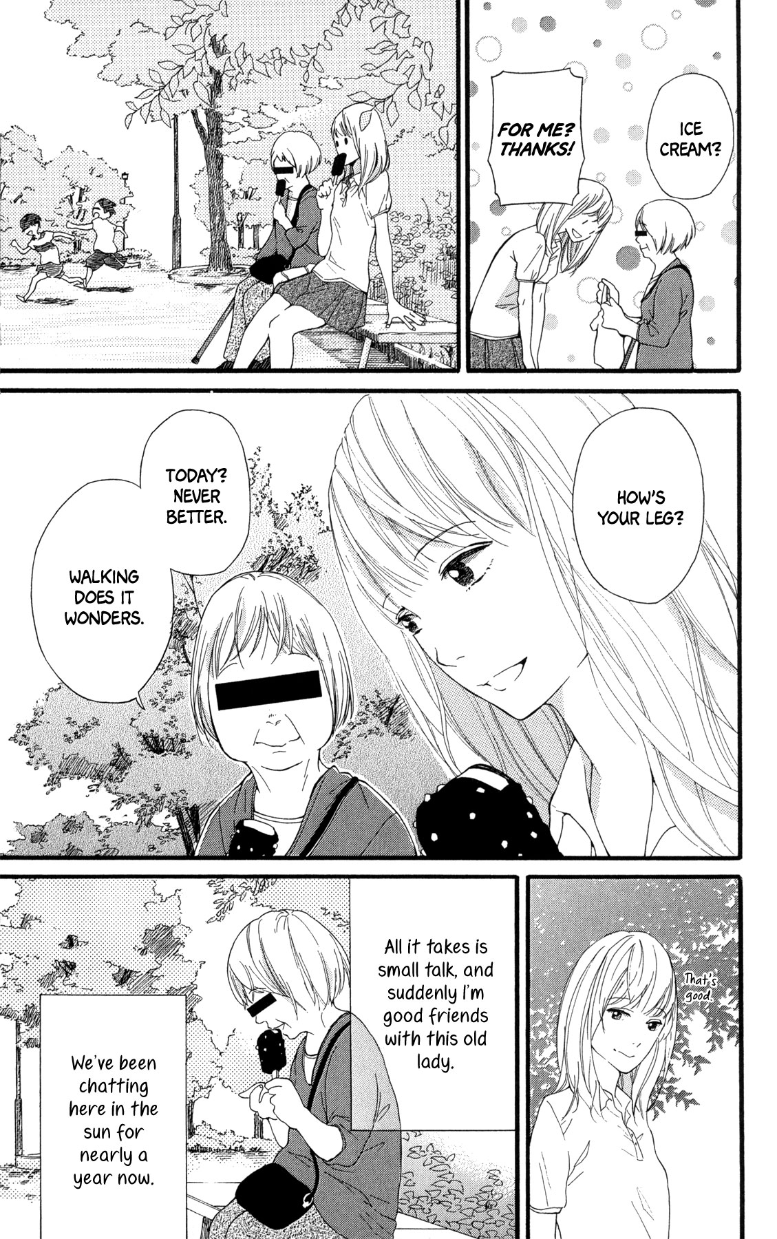 The Shaft of Light in the Blue Chapter 4 page 6 - Chapter 4: Blooming Marble [END]