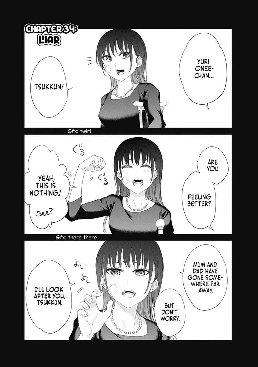 The Shikisaki Sisters Want To Be Exposed Chapter 34 page 1 - Chapter 34: Liar