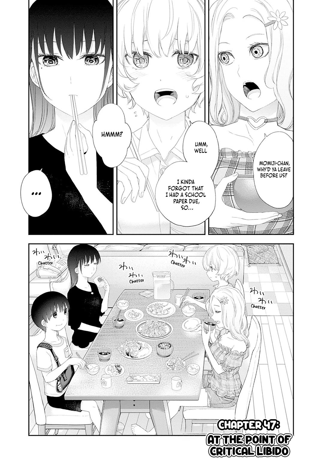 The Shikisaki Sisters Want To Be Exposed Chapter 47 page 1 - Chapter 47: At The Point Of Critical Libido