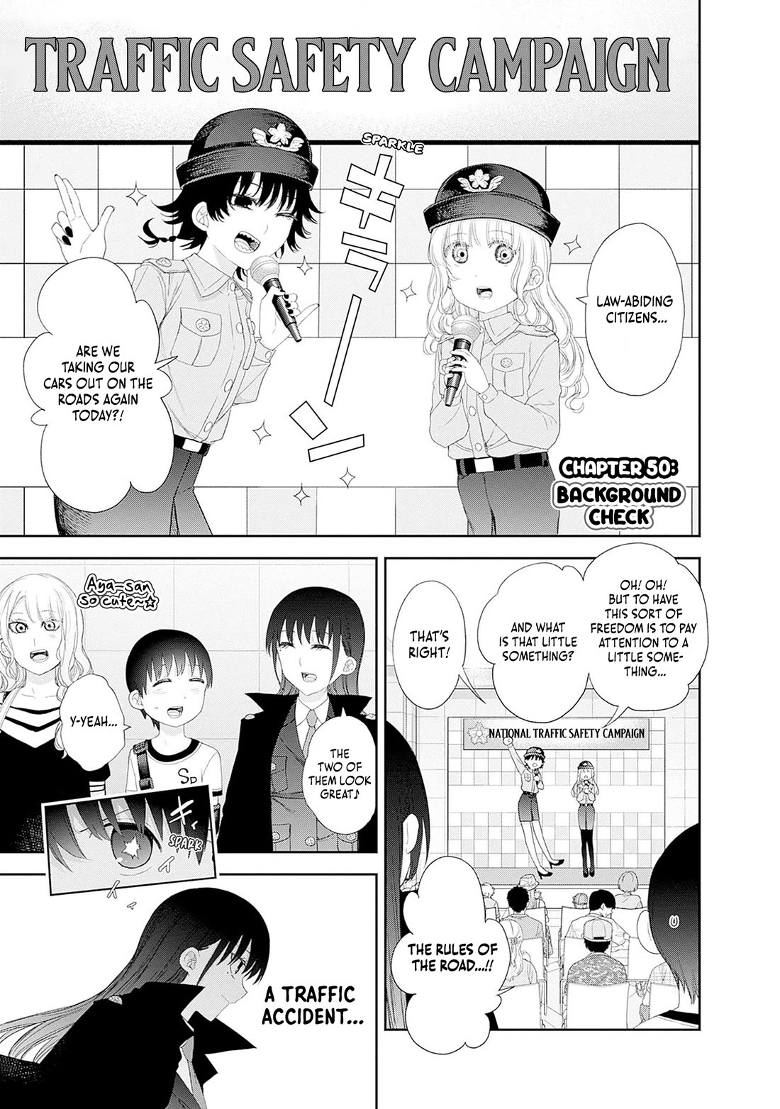 The Shikisaki Sisters Want To Be Exposed Chapter 50 page 1 - Chapter 50: Background Check