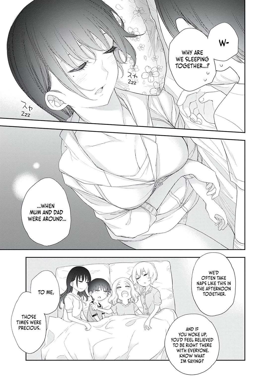 The Shikisaki Sisters Want To Be Exposed Chapter 56 page 7 - Chapter 56: Sleeping Together