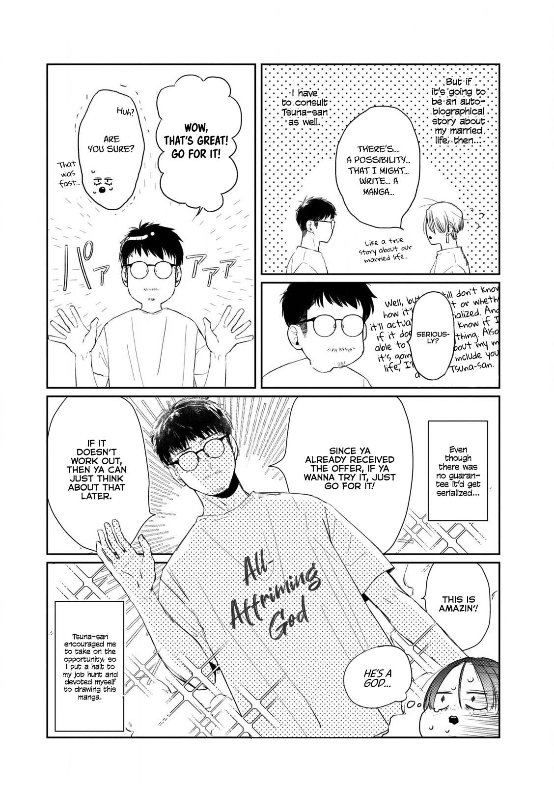The Shut-in Newlywed Chapter 11.5 page 4 - Chapter 11.5: Volume + Twitter Extras