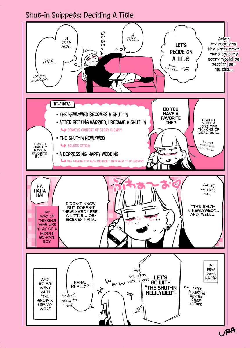 The Shut-in Newlywed Chapter 11.5 page 6 - Chapter 11.5: Volume + Twitter Extras