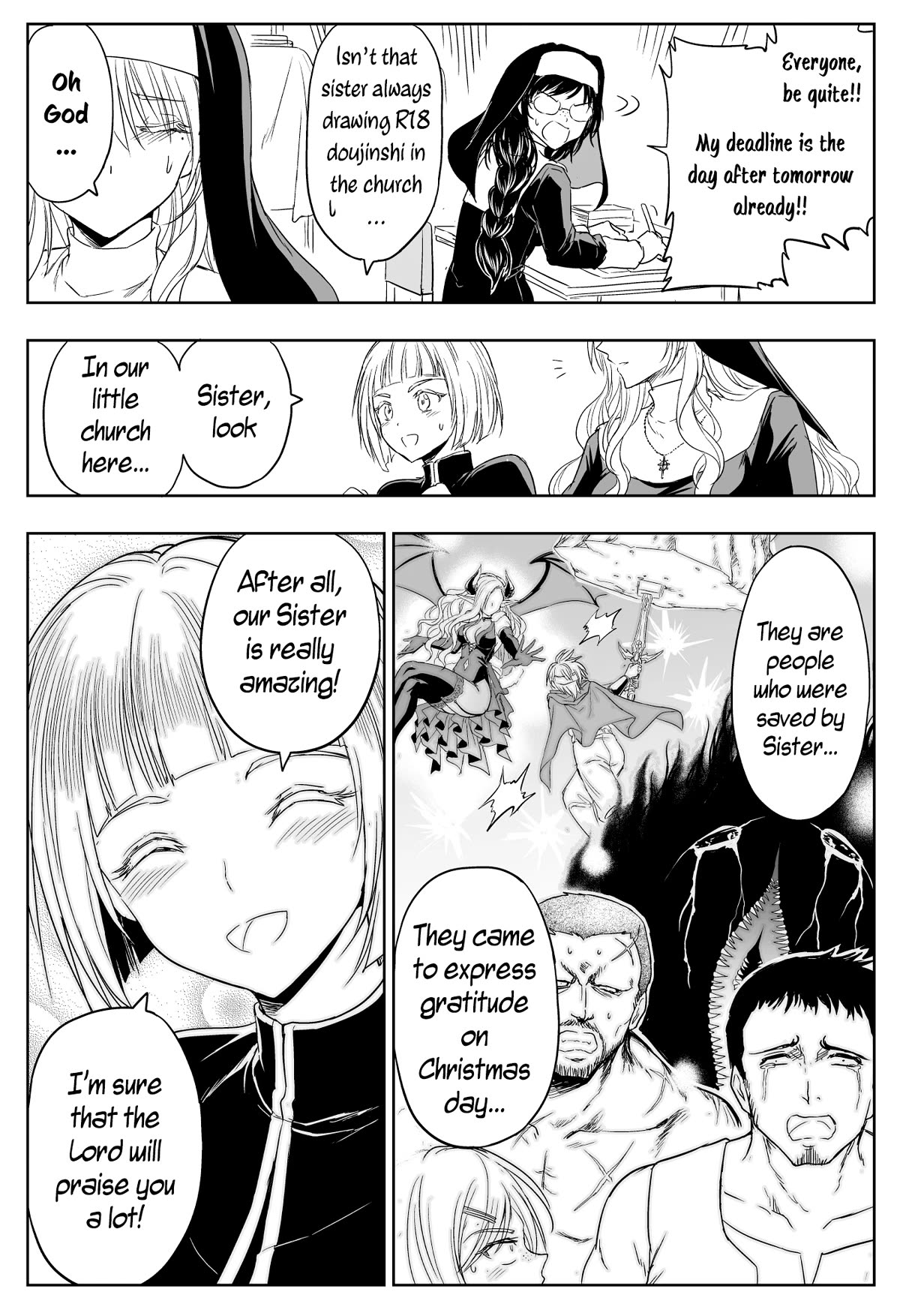 The Sister Of Strength Feats Chapter 25 page 3 - Chapter 25: Forceful sister on Christmas