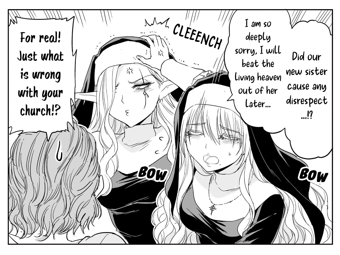 The Sister Of Strength Feats Chapter 40 page 3 - Chapter 40: Sister uses forceful method to deal with complaints