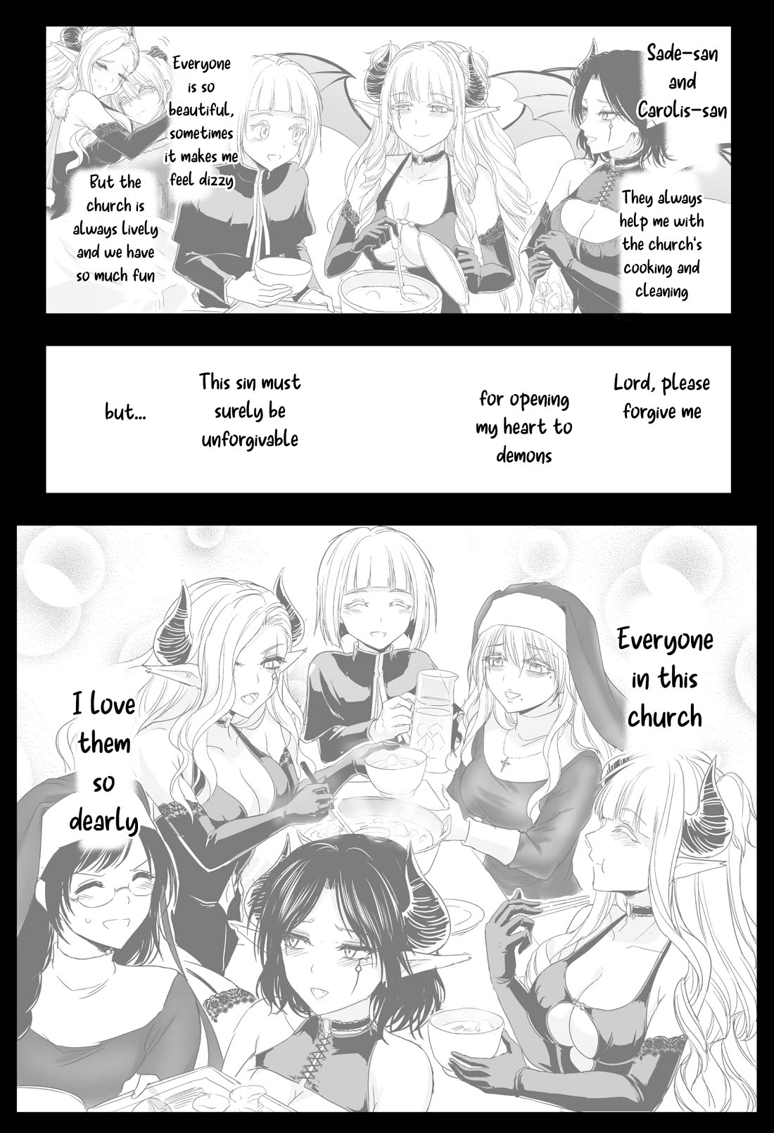 The Sister Of Strength Feats Chapter 51 page 4 - Chapter 51: Sleeping priest, the Devils, and forceful sister