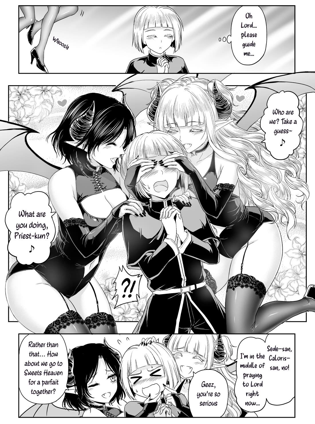 The Sister Of Strength Feats Chapter 53 page 1 - Chapter 53: Young priest tempted by the devil while praying