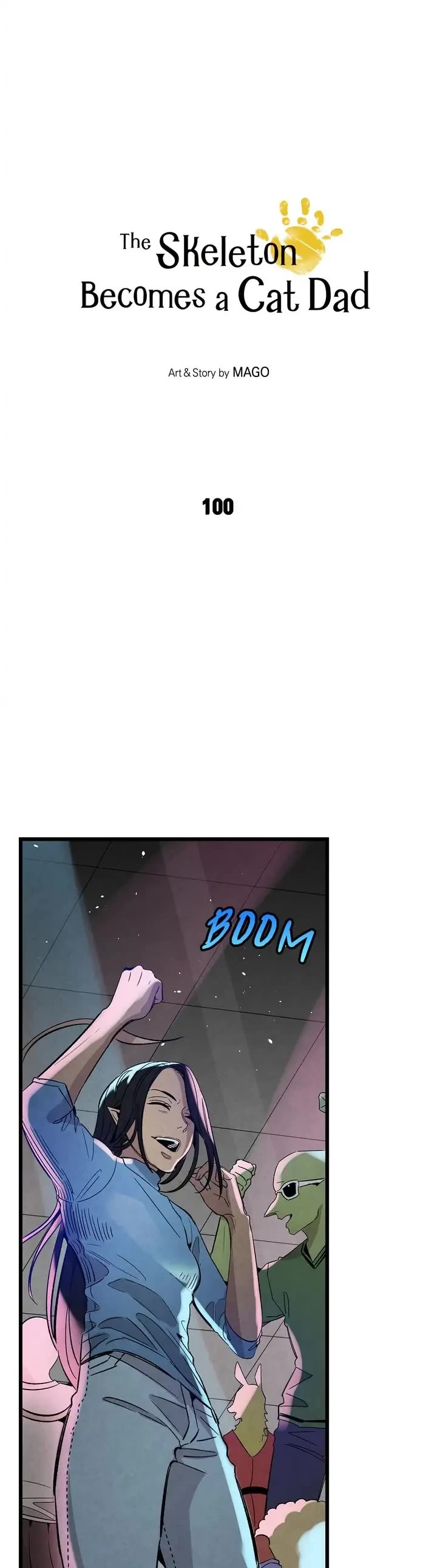 The Skeleton Becomes a Cat Dad Chapter 100 page 3 - Chapter 100
