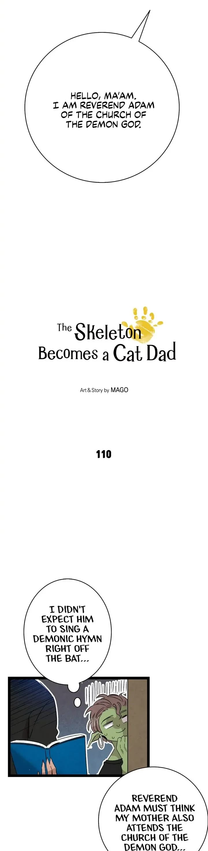 The Skeleton Becomes a Cat Dad Chapter 110 page 3 - Chapter 110