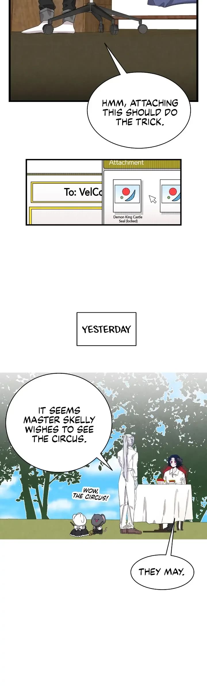 The Skeleton Becomes a Cat Dad Chapter 128 page 14 - Chapter 128
