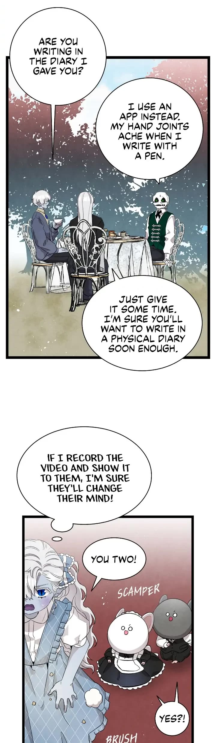 The Skeleton Becomes a Cat Dad Chapter 133 page 14 - Chapter 133