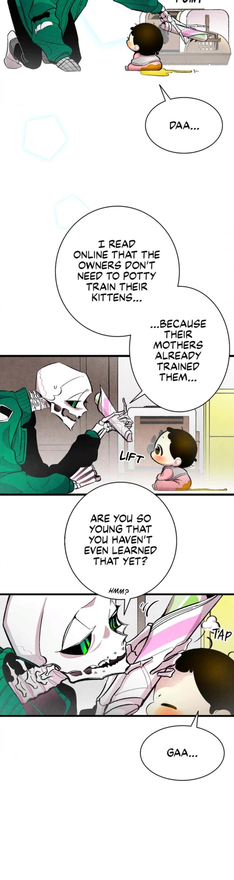 The Skeleton Becomes a Cat Dad Chapter 17 page 5 - Chapter 17