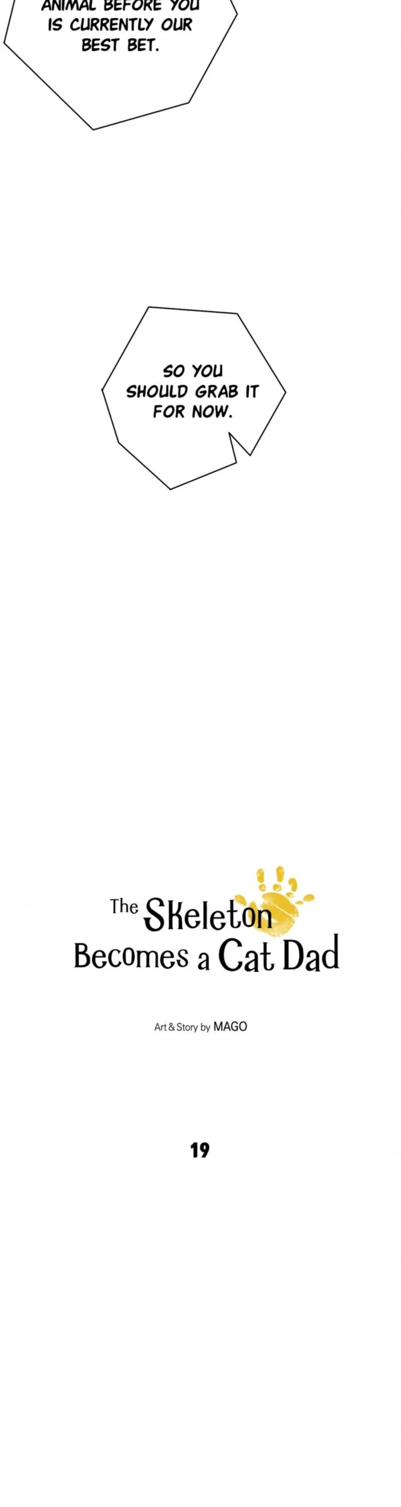 The Skeleton Becomes a Cat Dad Chapter 19 page 2 - Chapter 19