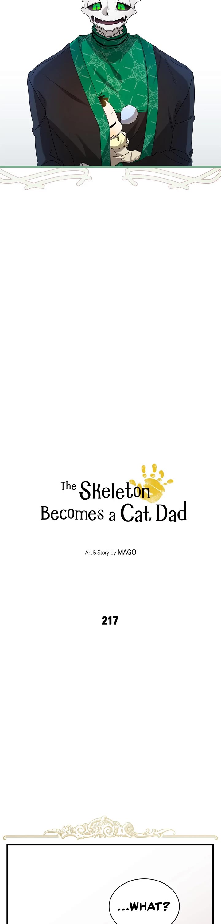 The Skeleton Becomes a Cat Dad Chapter 217 page 2 - Chapter 217