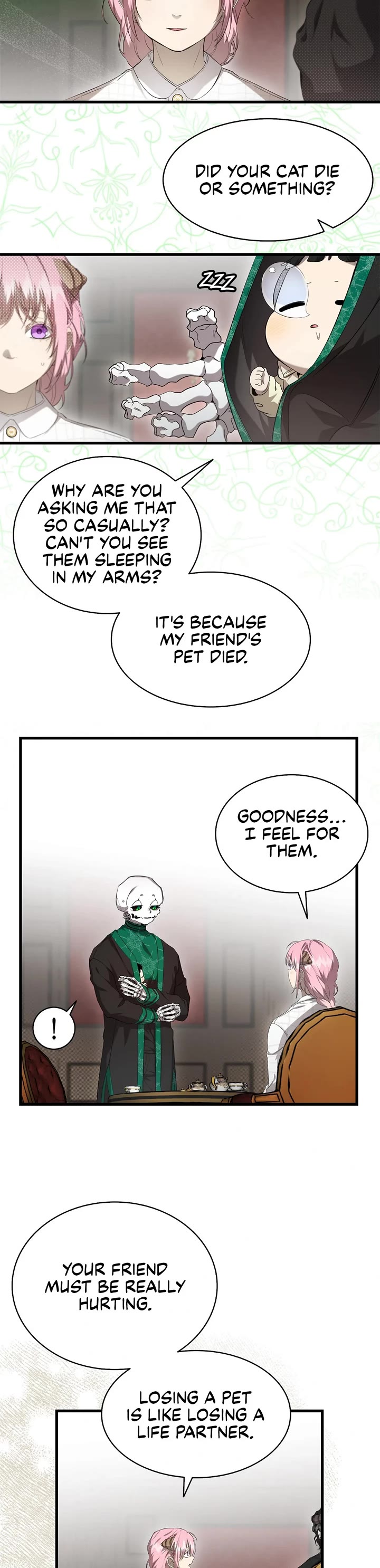 The Skeleton Becomes a Cat Dad Chapter 217 page 4 - Chapter 217