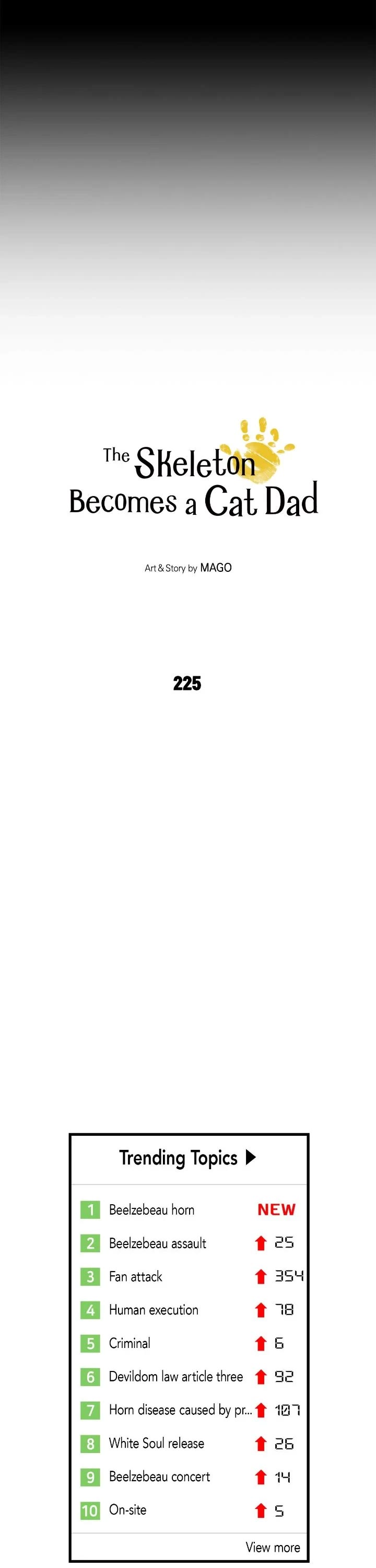 The Skeleton Becomes a Cat Dad Chapter 225 page 3 - Chapter 225