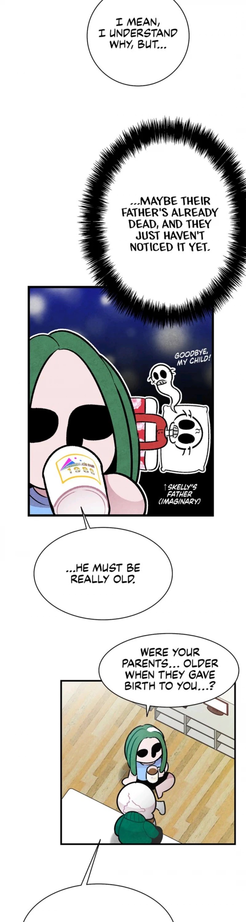 The Skeleton Becomes a Cat Dad Chapter 23 page 14 - Chapter 23