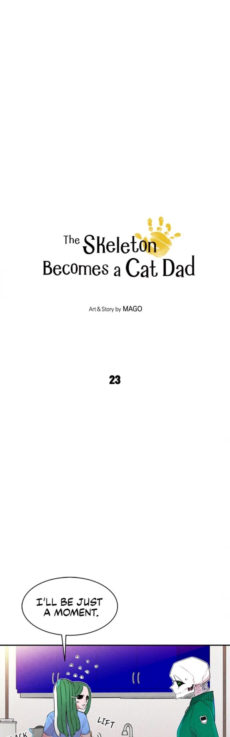 The Skeleton Becomes a Cat Dad Chapter 23 page 3 - Chapter 23