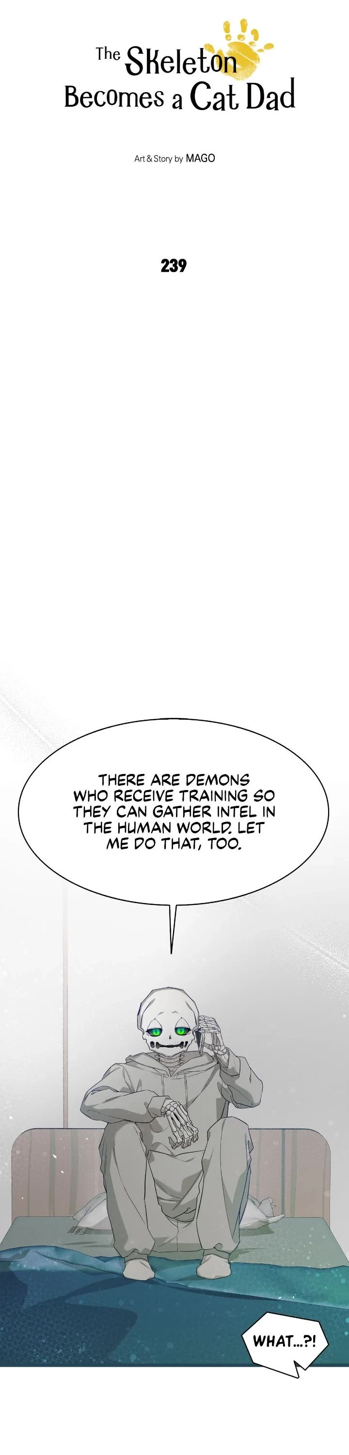 The Skeleton Becomes a Cat Dad Chapter 239 page 3 - Chapter 239