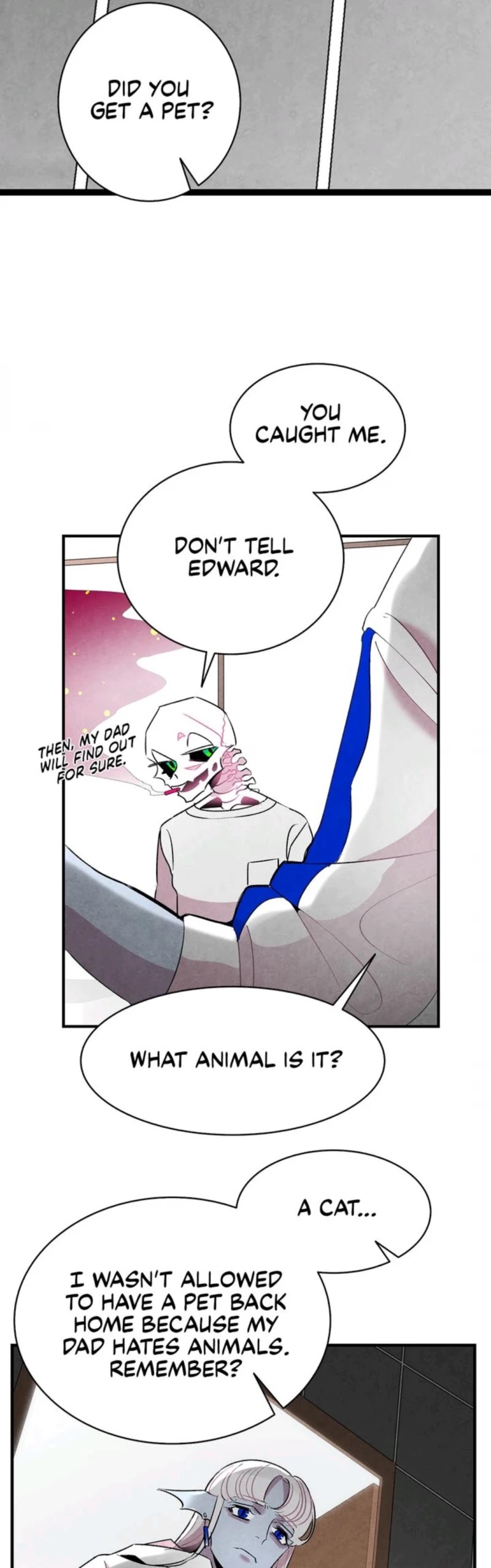 The Skeleton Becomes a Cat Dad Chapter 24 page 12 - Chapter 24