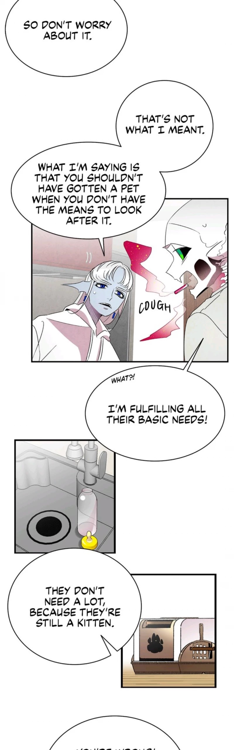 The Skeleton Becomes a Cat Dad Chapter 24 page 19 - Chapter 24