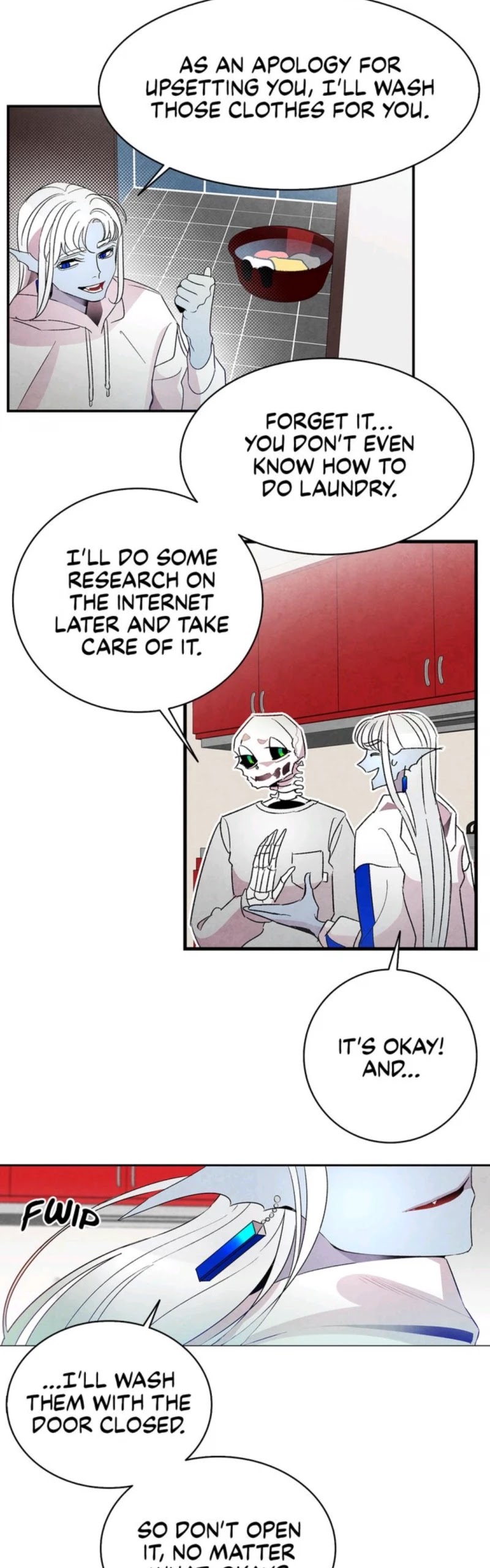 The Skeleton Becomes a Cat Dad Chapter 25 page 12 - Chapter 25