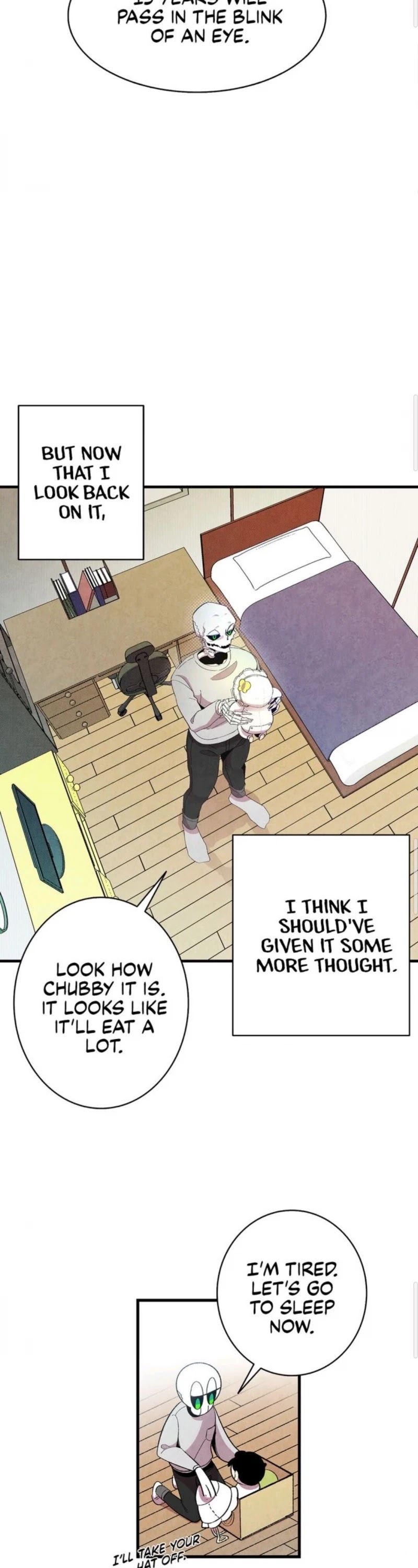The Skeleton Becomes a Cat Dad Chapter 3 page 13 - Chapter 3
