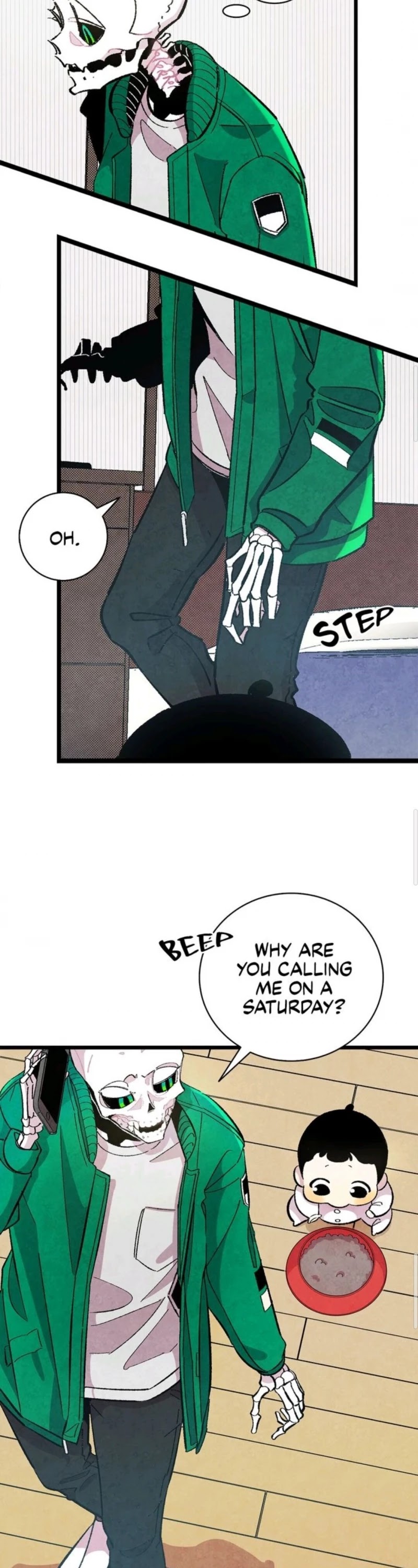 The Skeleton Becomes a Cat Dad Chapter 4 page 14 - Chapter 4