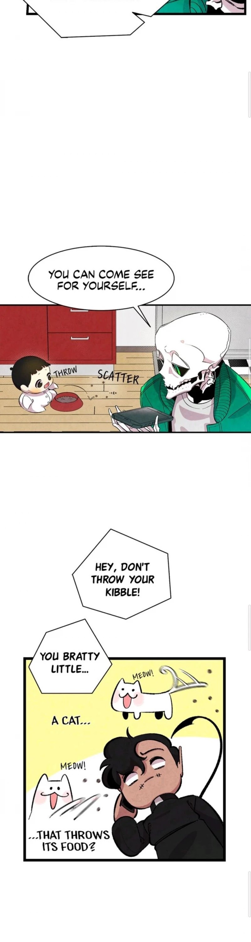 The Skeleton Becomes a Cat Dad Chapter 4 page 17 - Chapter 4