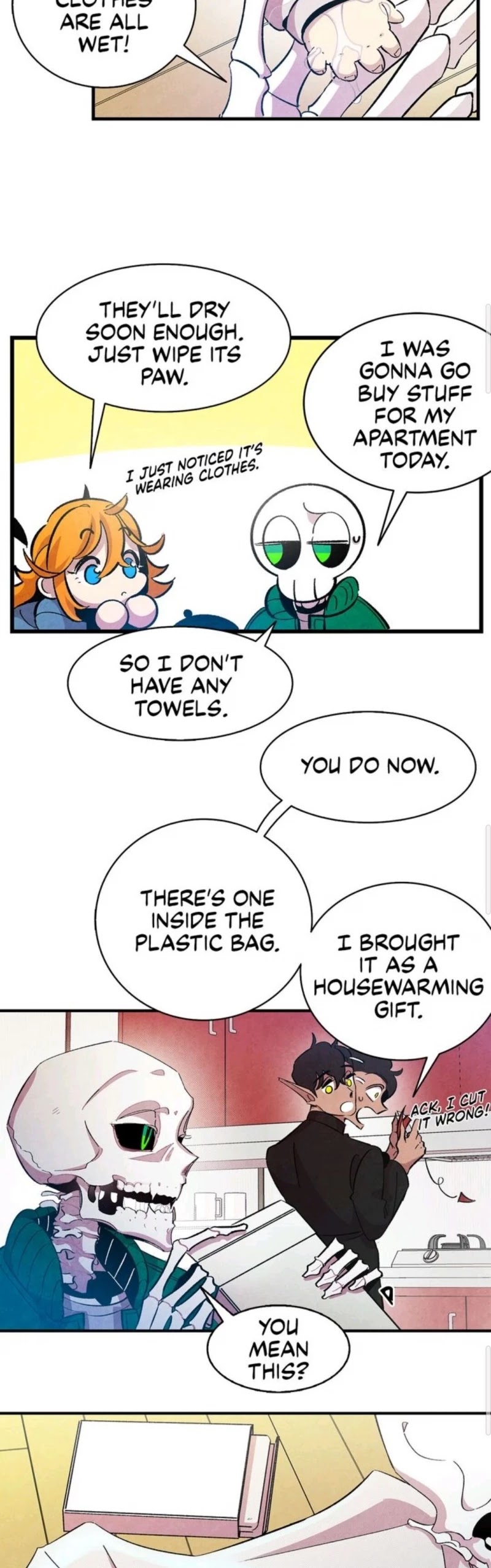 The Skeleton Becomes a Cat Dad Chapter 4 page 31 - Chapter 4