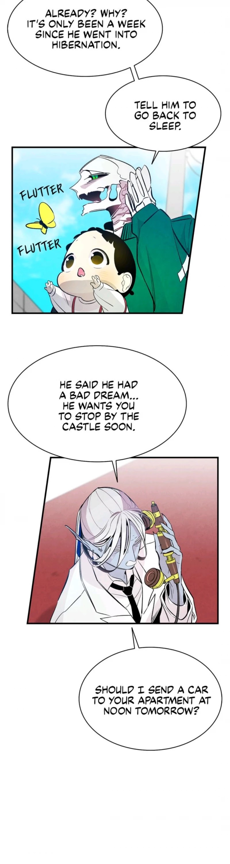 The Skeleton Becomes a Cat Dad Chapter 46 page 10 - Chapter 46