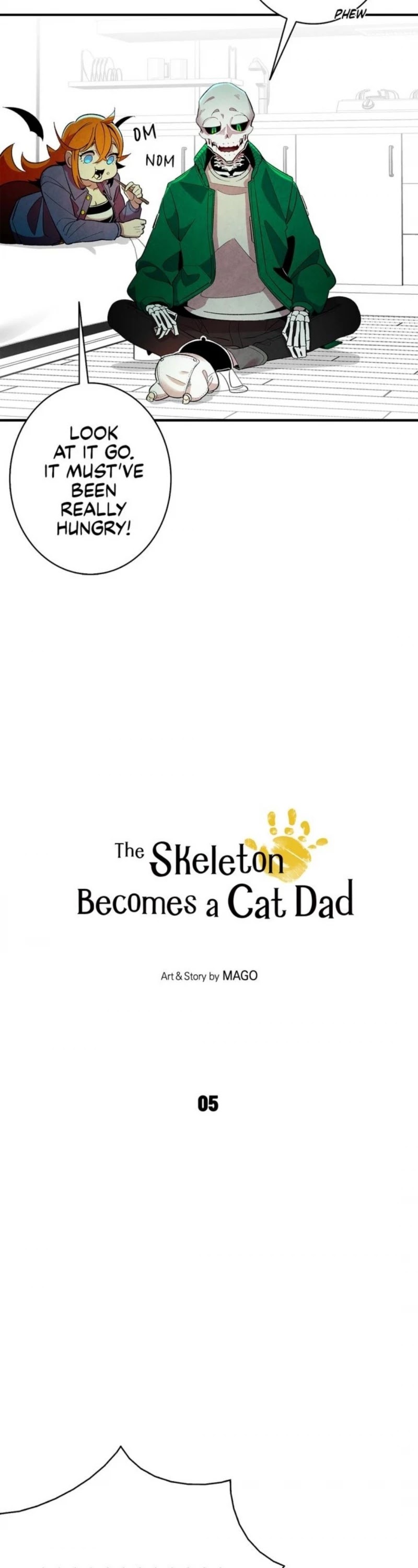 The Skeleton Becomes a Cat Dad Chapter 5 page 2 - Chapter 5