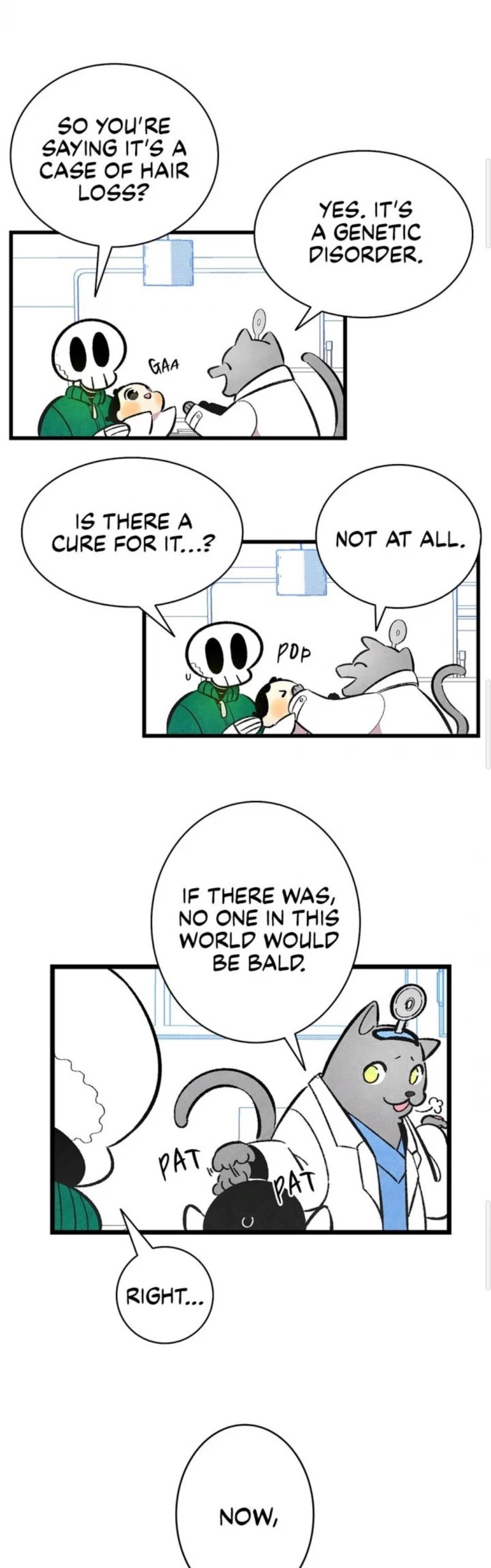 The Skeleton Becomes a Cat Dad Chapter 6 page 4 - Chapter 6