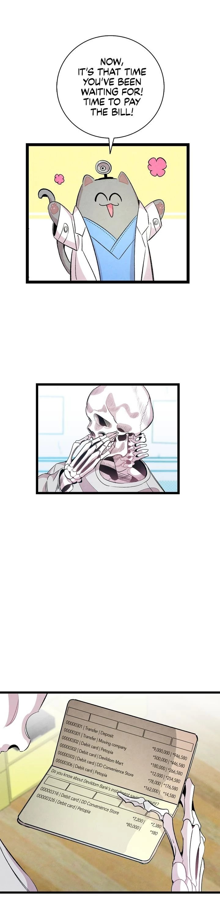The Skeleton Becomes a Cat Dad Chapter 60 page 1 - Chapter 60
