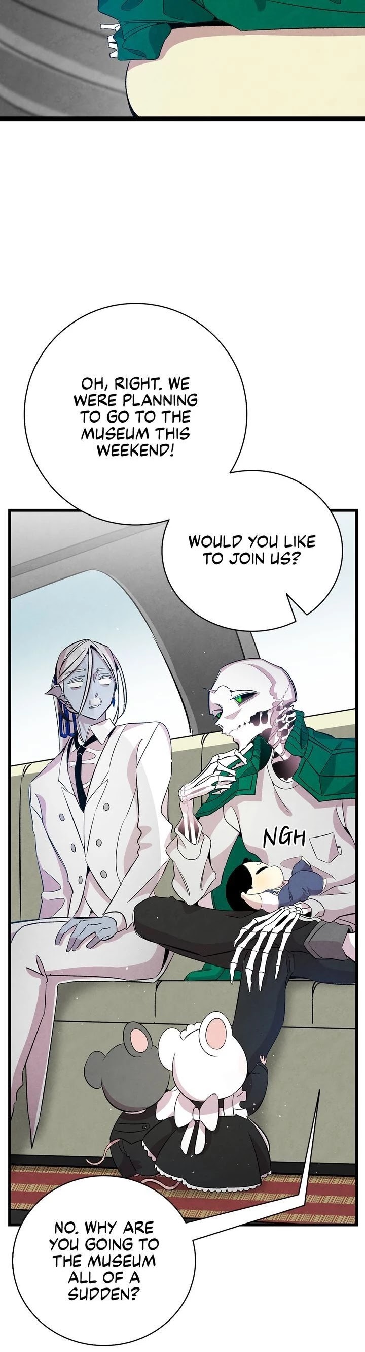 The Skeleton Becomes a Cat Dad Chapter 61 page 10 - Chapter 61