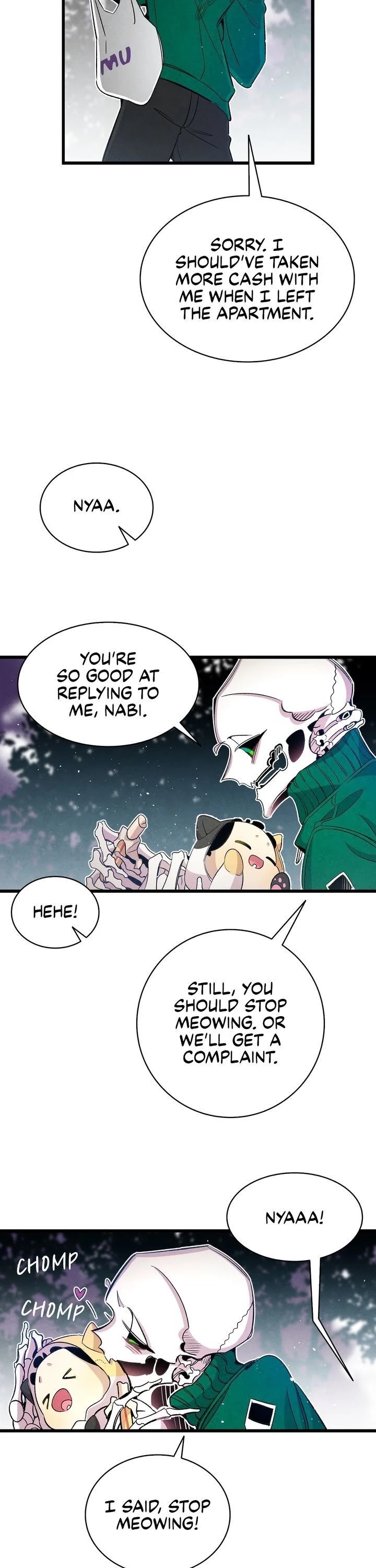 The Skeleton Becomes a Cat Dad Chapter 65 page 21 - Chapter 65