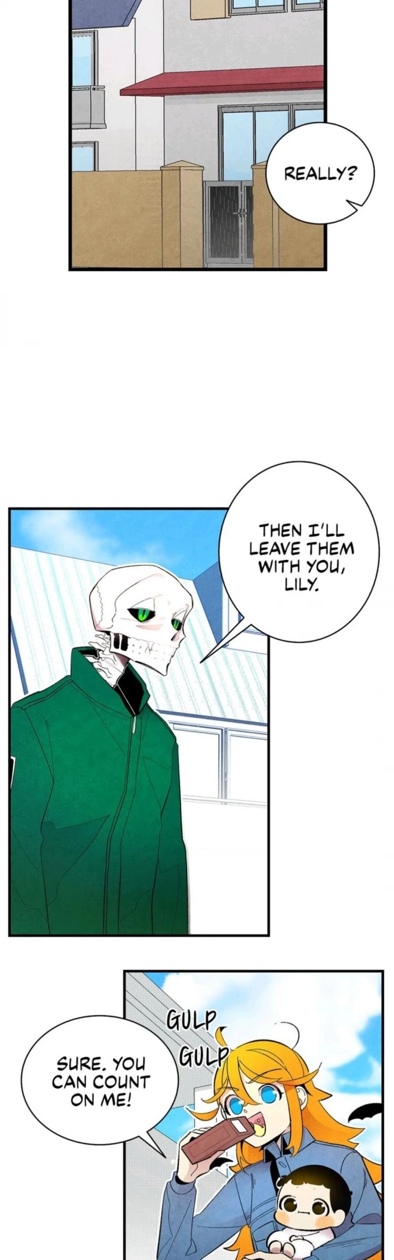 The Skeleton Becomes a Cat Dad Chapter 7 page 16 - Chapter 7