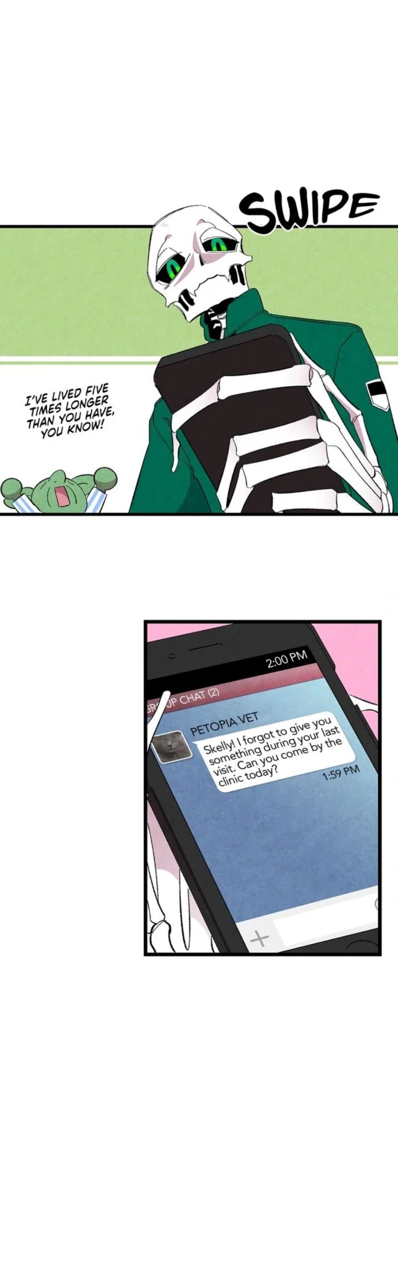 The Skeleton Becomes a Cat Dad Chapter 7 page 28 - Chapter 7