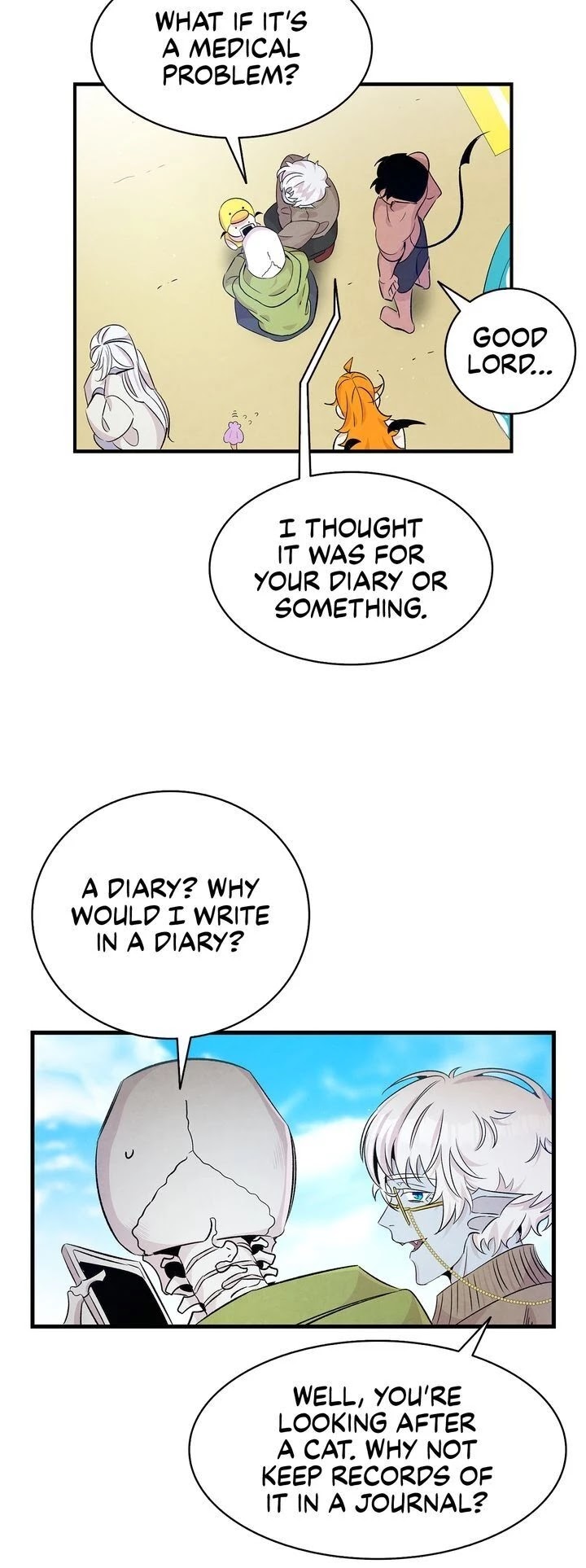 The Skeleton Becomes a Cat Dad Chapter 74 page 15 - Chapter 74