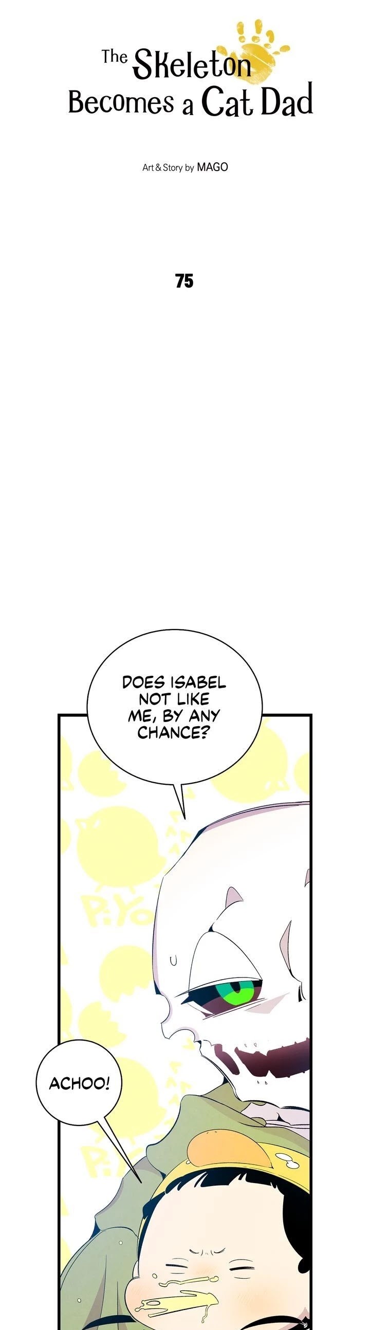 The Skeleton Becomes a Cat Dad Chapter 75 page 3 - Chapter 75