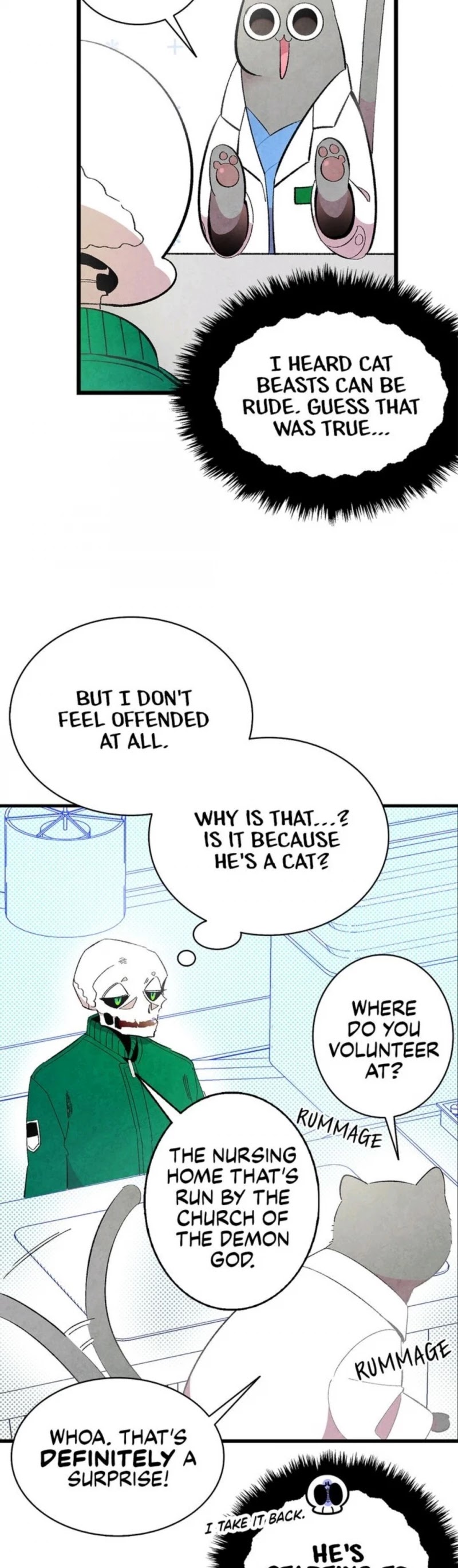 The Skeleton Becomes a Cat Dad Chapter 8 page 23 - Chapter 8