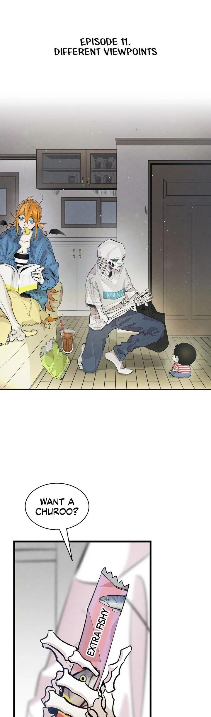 The Skeleton Becomes a Cat Dad Chapter 84 page 12 - Chapter 84: (Season 3)