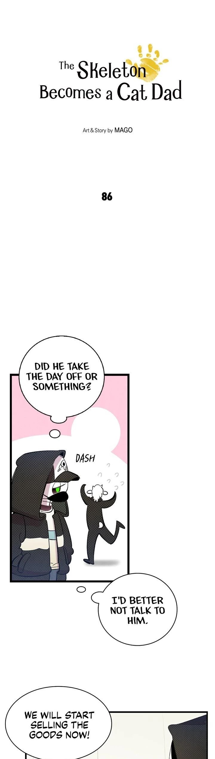 The Skeleton Becomes a Cat Dad Chapter 86 page 3 - Chapter 86