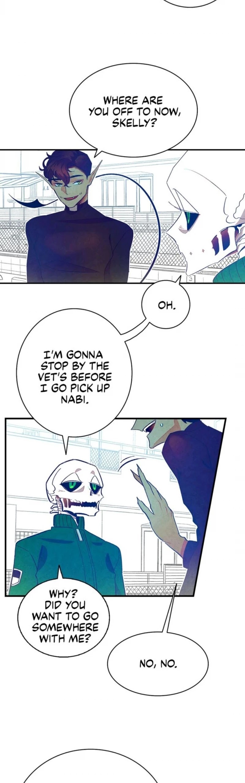 The Skeleton Becomes a Cat Dad Chapter 9 page 8 - Chapter 9