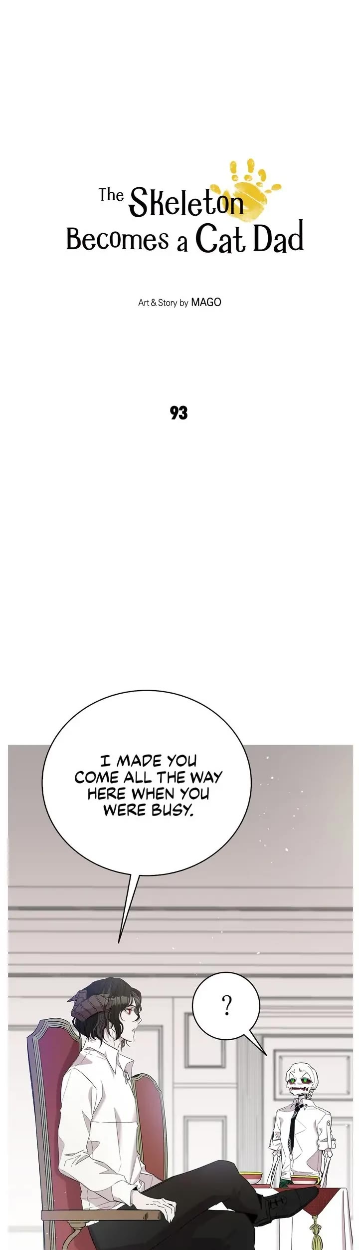 The Skeleton Becomes a Cat Dad Chapter 93 page 3 - Chapter 93