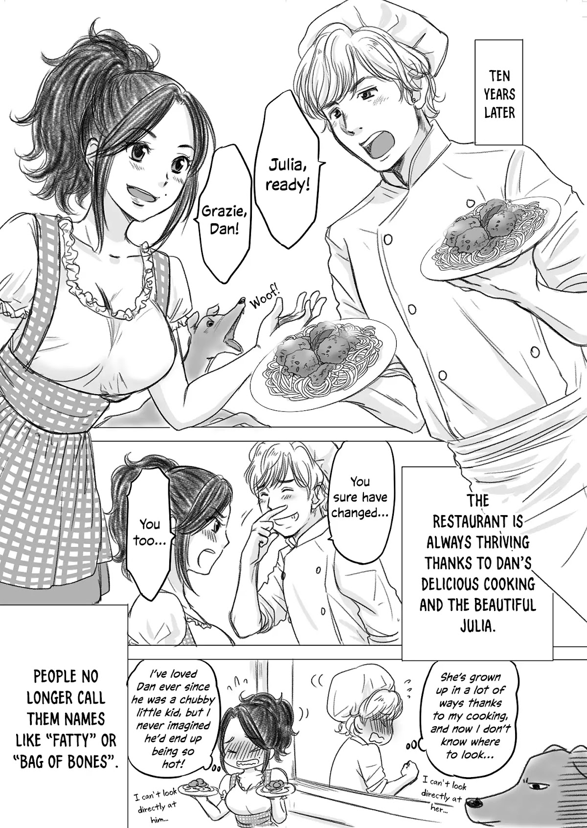 The Skinny Girl and The Chubby Boy Chapter 1 page 5 - Chapter 1