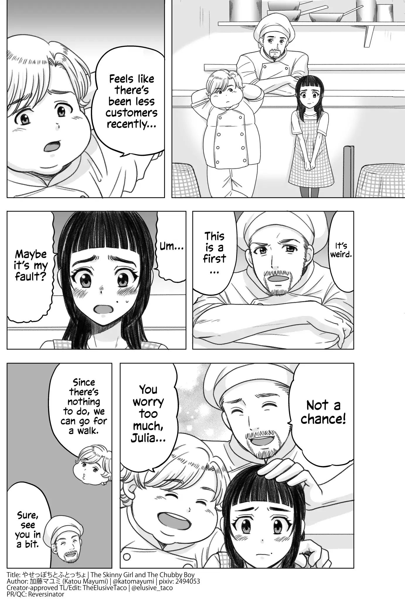The Skinny Girl and The Chubby Boy Chapter 10 page 1 - Chapter 10