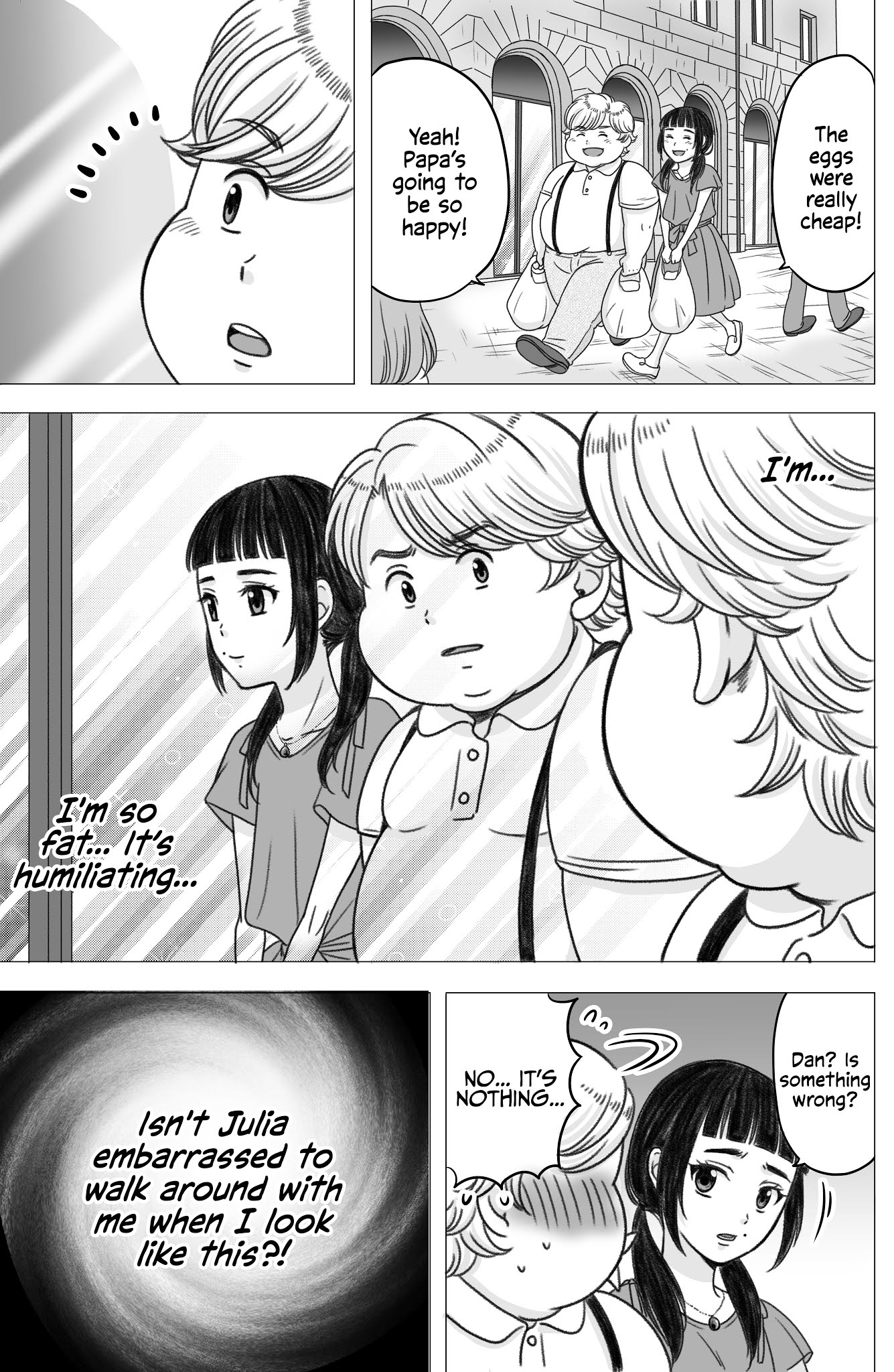 The Skinny Girl and The Chubby Boy Chapter 17 page 1 - Chapter 17